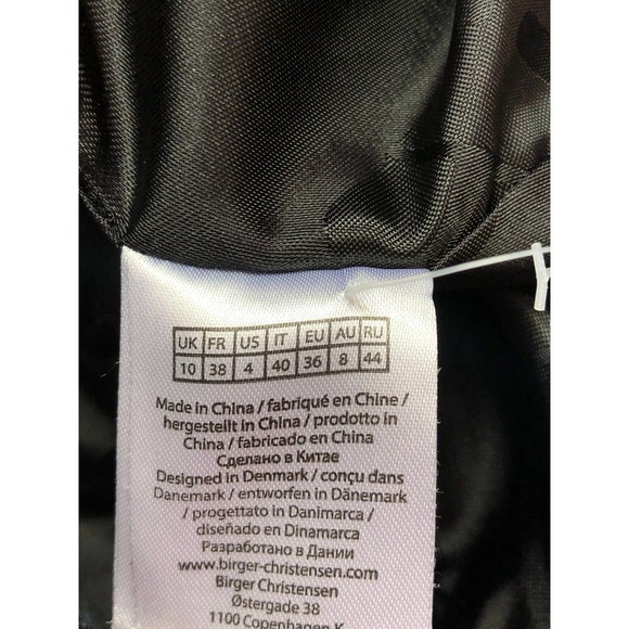 Rotate Birger Christensen Augustina Sequin Blazer Elegant Silver Gray US 4 - Picture 13 of 14